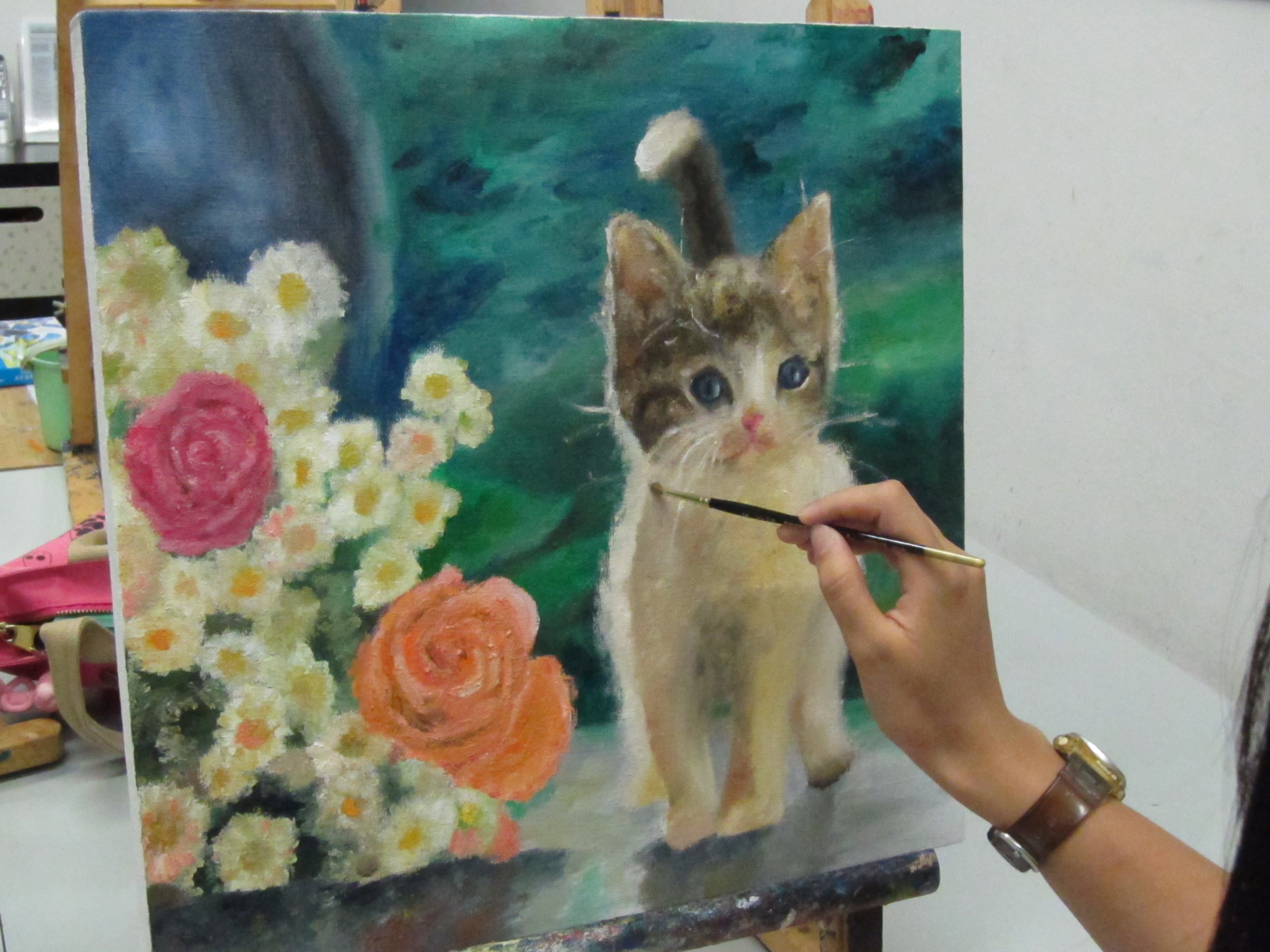 Art Classes at My Toolbox, Hong Kong - Pets Portrait