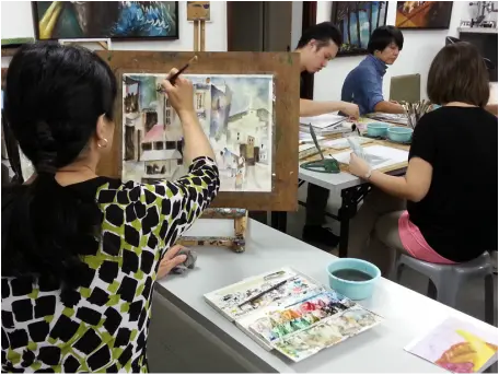 Adult Painting at My Toolbox